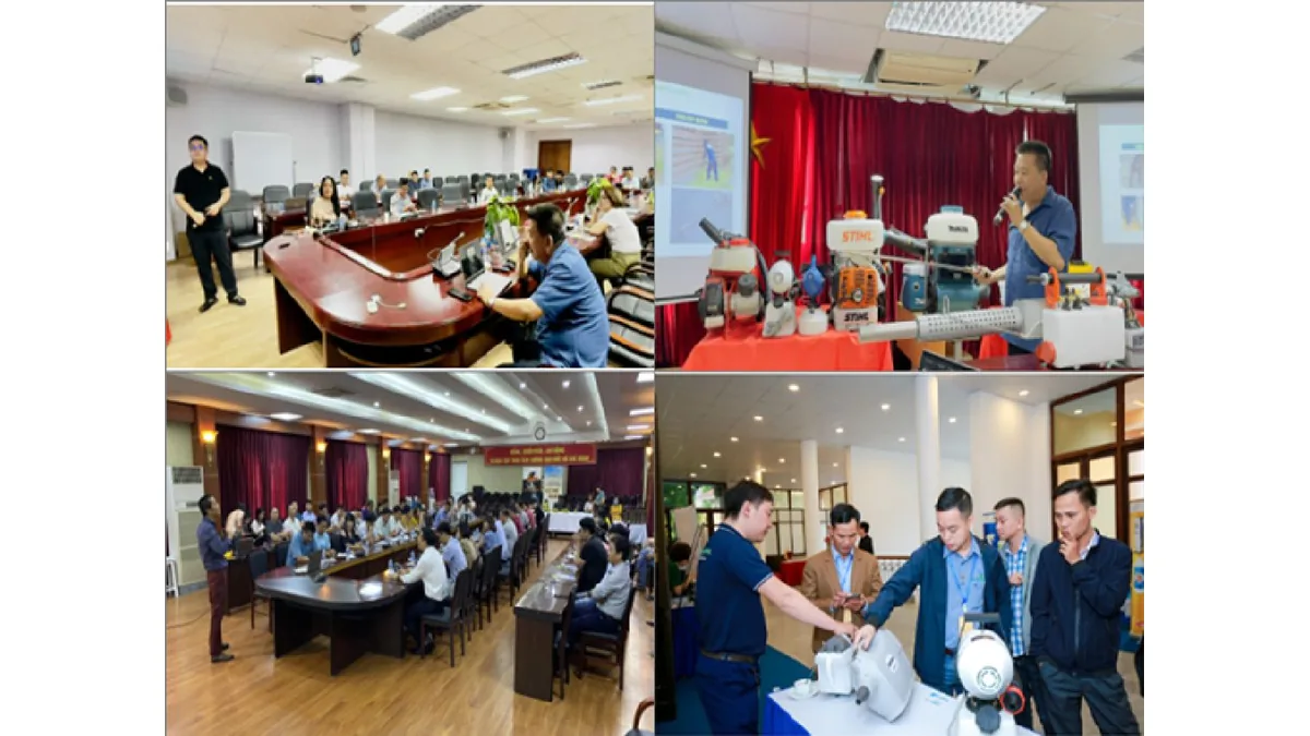 Ảnh hội thảo sử dụng an toàn chế phẩm của Hội; bài BPCA không có ảnh chụp