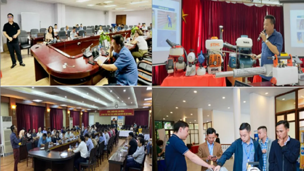 Ảnh tư liệu hội thảo sử dụng an toàn chế phẩm của Hội đã có trên website, không phải ảnh của NPMA